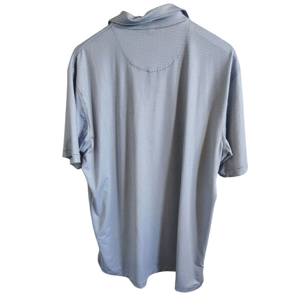 Peter Millar Summer Comfort Polo Blue Mens  Size Large - Picture 3 of 5